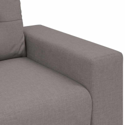 Sofa dwuosobowa, taupe, 120 cm, tkanina
