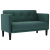 Sofa dwuosobowa Ciemnozielona 111 cm Tkanina