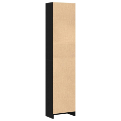 Regał biblioteczny Czarny Dąb 40x24x176 cm Drewno klejone