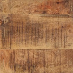 Szafka nocna, 40x40x59 cm, lite surowe drewno mango