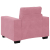 Sofa Fotel Różowy 59 cm Aksamit