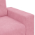 Sofa Fotel Różowy 59 cm Aksamit