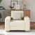Fotel obity lnem 59 cm