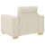 Fotel obity lnem 59 cm