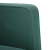 Sofa Fotel z Podłokietnikami Ciemnozielony 53 cm Aksamit