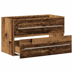 Szafka pod umywalkę łazienkową, stare drewno, 80x38,5x48 cm
