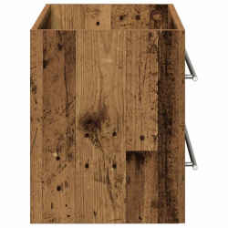 Szafka pod umywalkę łazienkową, stare drewno, 80x38,5x48 cm