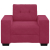 Sofa Fotel Wino Czerwone 59 cm Aksamit
