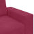 Sofa Fotel Wino Czerwone 59 cm Aksamit
