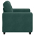 Sofa Fotel Ciemnozielony 59 cm Aksamit
