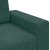 Sofa Fotel Ciemnozielony 59 cm Aksamit