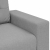 Sofa Fotel, szary chmurowy, 59 cm, obity tkaniną