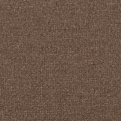 Sofa dwuosobowa, brązowa, 120 cm, tkanina
