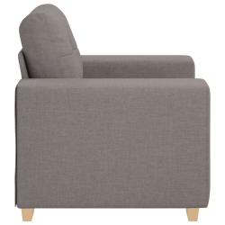 Fotel, taupe, 59 cm, obity tkaniną