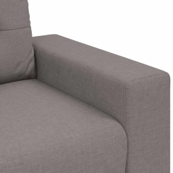 Fotel, taupe, 59 cm, obity tkaniną