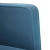 Sofa Fotel z Podłokietnikami Niebieski 53 cm Aksamit