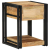 Szafki nocne, 2 szt., 40x40x50 cm, lite drewno surowe mango