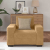 Sofa Fotel Brązowy 59 cm Aksamit