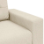 Sofa dwuosobowa obity lnem, 120 cm