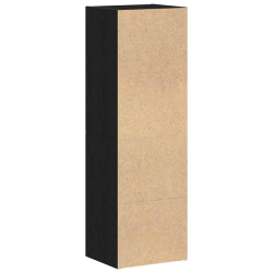 Regał biblioteczny Czarny Dąb 36x30x114 cm Drewno klejone