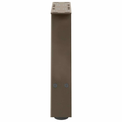 Nogi do stolika kawowego, 2 szt., 40x(30-31) cm, stal