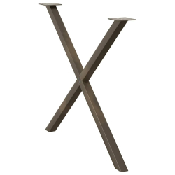 Nogi do stołu jadalnianego, 2 szt., 90x(72-73) cm, stal