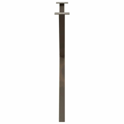 Nogi do stołu jadalnianego, 2 szt., 90x(72-73) cm, stal