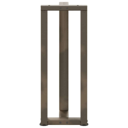 Nogi do stołu konsolowego, 2 szt., 38x25x(72-73) cm, stal