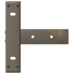 Nogi do stołu konsolowego, 2 szt., 38x25x(72-73) cm, stal