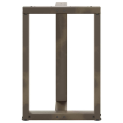 Nogi do stołu jadalnianego, 2 szt., 50x35x(72-73) cm, stal