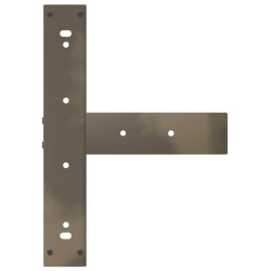 Nogi do stołu barowego, 2 szt., 40x35x(100-101) cm, stal