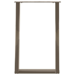 vidXL Nogi do stołu jadalnianego, 2 szt., 50x(72-73) cm, stal