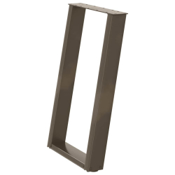 vidXL Nogi do stołu jadalnianego, 2 szt., 60x(72-73) cm, stal