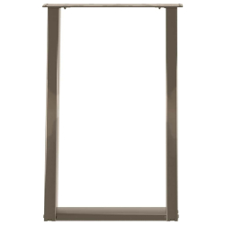 vidXL Nogi do stołu jadalnianego, 2 szt., 60x(72-73) cm, stal