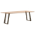 vidXL Nogi do stołu jadalnianego, 2 szt., 60x(72-73) cm, stal