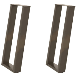 Nogi do stołu konsolowego, 2 szt., 28x(72-73) cm, stal