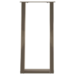 Nogi do stołu konsolowego, 2 szt., 28x(72-73) cm, stal