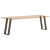 Nogi do stołu konsolowego, 2 szt., 28x(72-73) cm, stal