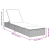 Leżak z poduszkami Jasnoszary 55x200x25,5cm Polirattan