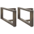 Nogi do stolika kawowego, 2 szt., 70x25x(30-31) cm, stal