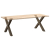 Nogi do stołu jadalnianego, 2 szt., 90x(72-73) cm, stal