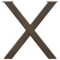 Nogi do stołu jadalnianego, 3 szt., 70x(72-73) cm, stal