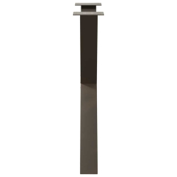 Nogi do stołu jadalnianego, 3 szt., 70x(72-73) cm, stal