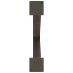 Nogi do stołu jadalnianego, 3 szt., 70x(72-73) cm, stal