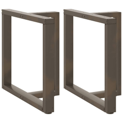 Nogi do stołu jadalnianego, 2 szt., 70x35x(72-73) cm, stal