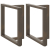 Nogi do stołu jadalnianego, 2 szt., 70x35x(72-73) cm, stal