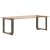 Nogi do stołu jadalnianego, 2 szt., 70x35x(72-73) cm, stal