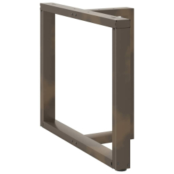 Nogi do stołu jadalnianego, 2 szt., 90x35x(72-73) cm, stal