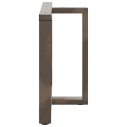 Nogi do stołu jadalnianego, 2 szt., 90x35x(72-73) cm, stal