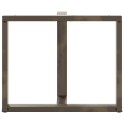 Nogi do stołu jadalnianego, 2 szt., 90x35x(72-73) cm, stal